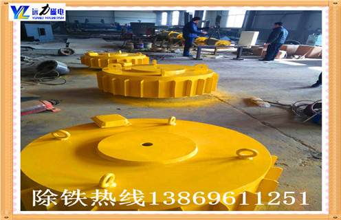 鏟齒挖齒650圓盤懸掛式粉料電磁除鐵器 鏟齒挖齒650圓盤懸掛式粉料電磁除鐵器