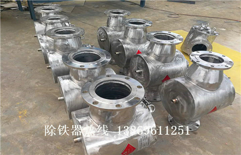 永磁管道除鐵器，安徽永磁管道除鐵器_遠(yuǎn)力安徽永磁管道除鐵器12000高斯 可定制工作原理_安裝示意圖 