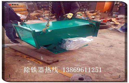 管道式永磁除鐵器，甘肅管道式永磁除鐵器_遠(yuǎn)力甘肅管道式永磁除鐵器應(yīng)用安裝示意圖型12000高斯_可定制工作原理