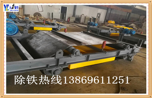 電磁自卸除鐵器，河北電磁自卸式除鐵器_河北電磁自卸式除鐵器配件價格保養(yǎng)廠家配件_型號及工作視頻