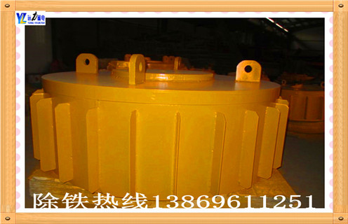 盤式電磁除鐵器，浙江帶盤式電磁除鐵器_規(guī)格型號_浙江帶盤式電磁除鐵器安裝效果適用范圍的工作原理
