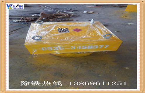 　rcyb-8懸掛式永磁除鐵器是一種永磁性質(zhì)的除鐵設(shè)備,永磁除鐵器可與各型振動輸送機,皮帶輸送機或溜槽配套使用,濰坊遠力磁電生產(chǎn)的rcyb-8懸掛式永磁除鐵器可從運動的物料中清除換磁性雜物,以達到凈化物料,減少機器損傷,從而能夠提高物料品位或保護下道工序設(shè)備的目的.